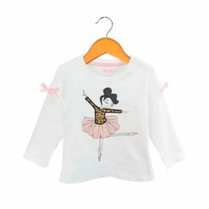 Polera manga larga niña bailarina