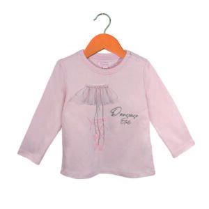 Polera manga larga niña tutu
