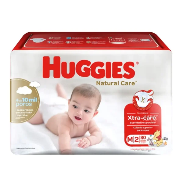 Pañal Hugguies natural care maleta